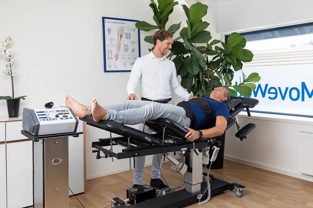 Behandeling op de decompressietafel: decompressietherapie bij hernia